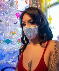 J-Valentine, Inc CH566 - Sequin Tailored Mask ACCESSORIES