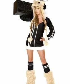 J Valentine CS125 - DJ Spinwheel Costume Hooded Jacket OUTERWEAR