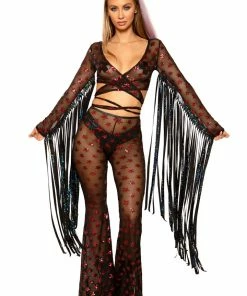 J Valentine FF108 - SEQUIN BELL BOTTOMS