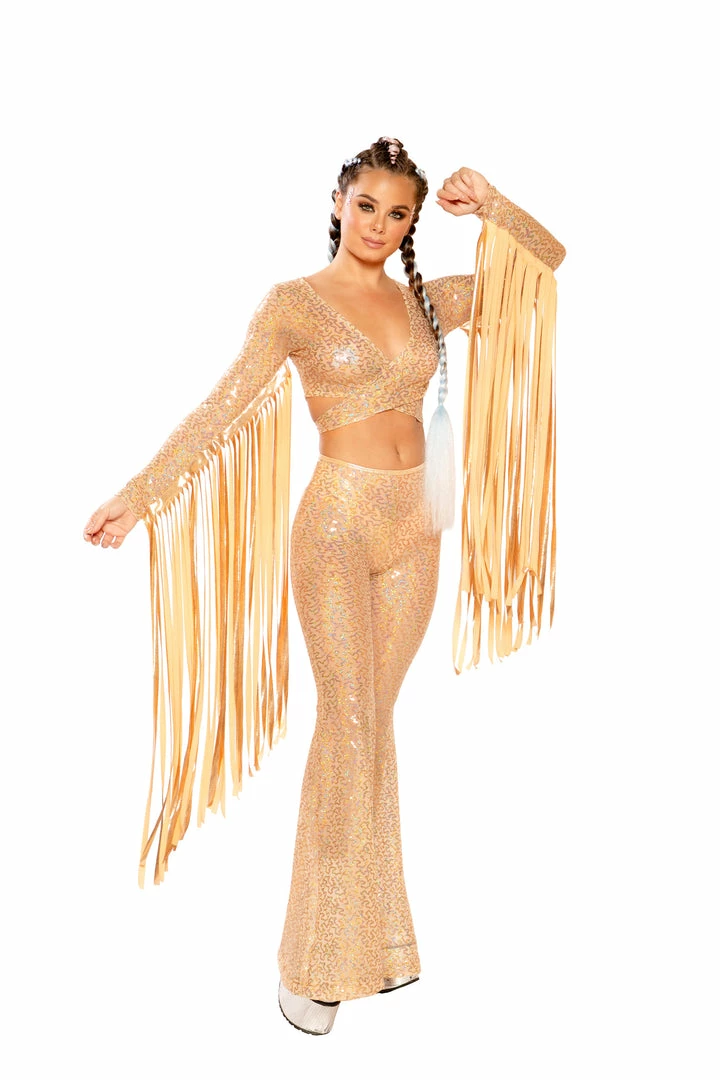 J Valentine FF108 - SEQUIN BELL BOTTOMS 7 J Valentine FF108 - SEQUIN BELL BOTTOMS