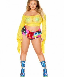 J-Valentine Catalog FF145 - Lace-Up Shorts