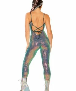 J Valentine FF143 - STRETCH SEQUIN CATSUIT
