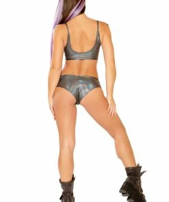 J Valentine FF261 - METALLIC SPAGHETTI TANK TOPS