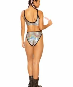 J Valentine FF261 - METALLIC SPAGHETTI TANK TOPS