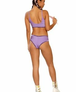 J Valentine FF270 - GLITTER TRIMMED STRAP TOP