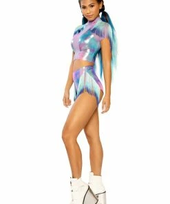 J Valentine BOTTOMS FF273 - OMBRE FRINGE HIGH-WAIST SHORT 12 J Valentine BOTTOMS FF273 - OMBRE FRINGE HIGH-WAIST SHORT