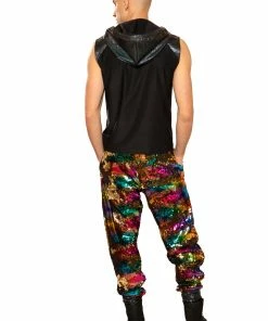 J Valentine FireFly Catalogs FF375 - UNISEX FLIP SEQUIN JOGGERS