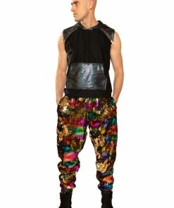 J Valentine FireFly Catalogs FF375 - UNISEX FLIP SEQUIN JOGGERS