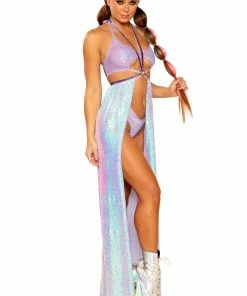 J-Valentine, Inc FF393 - Sheer Wrap Top TOPS