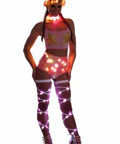 J Valentine FF803 - Light-Up Mermaid High-Waist Short