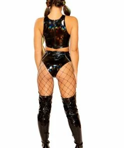 J-Valentine, Inc TOPS FF540 - PVC Holographic Clip Top