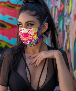 J-Valentine, Inc FF552 - Heavy Brazilian Spandex Pleated Mask