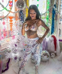 J-Valentine, Inc Pants FF570 - Sequin Velvet Joggers 5 J-Valentine, Inc Pants FF570 - Sequin Velvet Joggers