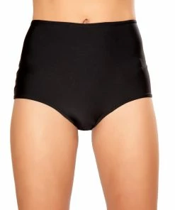 J Valentine FF612 - Solid High-Waist Shorts