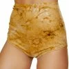 J-Valentine Catalog FF693 - Rusty Tie-Dye Faux Suede High Waist Short BOTTOMS