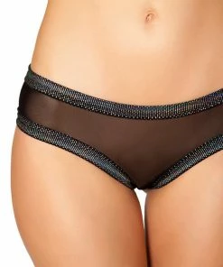 J-Valentine Catalog FF841 - Sheer Shorts With Trim Band
