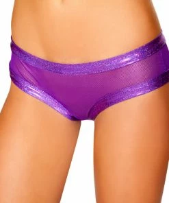 J-Valentine Catalog FF841 - Sheer Shorts With Trim Band
