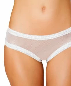 J-Valentine Catalog FF841 - Sheer Shorts With Trim Band
