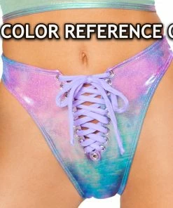 J-Valentine Catalog FF910 - Foil High Waist Short BOTTOMS