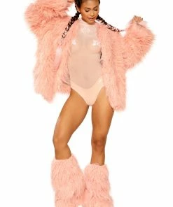 J Valentine CC226 - SHAGGY MOHAIR LEGWARMER