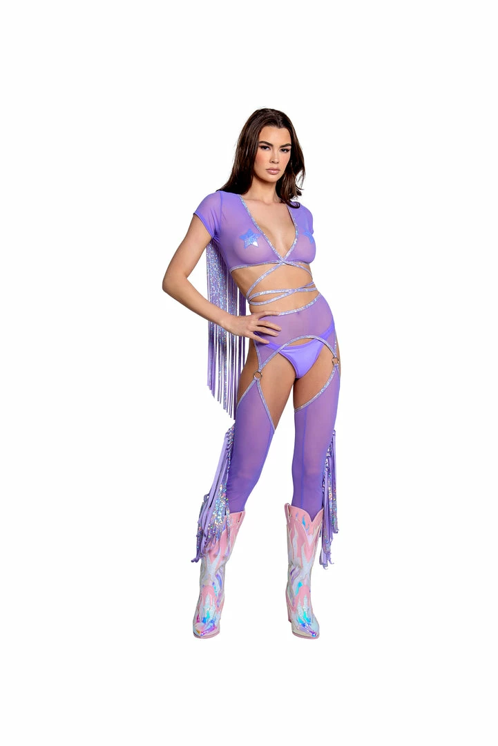 J-Valentine, Inc FireFly Catalogs FR111 - Karma Cowgirl Fringe Chaps 9 J-Valentine, Inc FireFly Catalogs FR111 - Karma Cowgirl Fringe Chaps