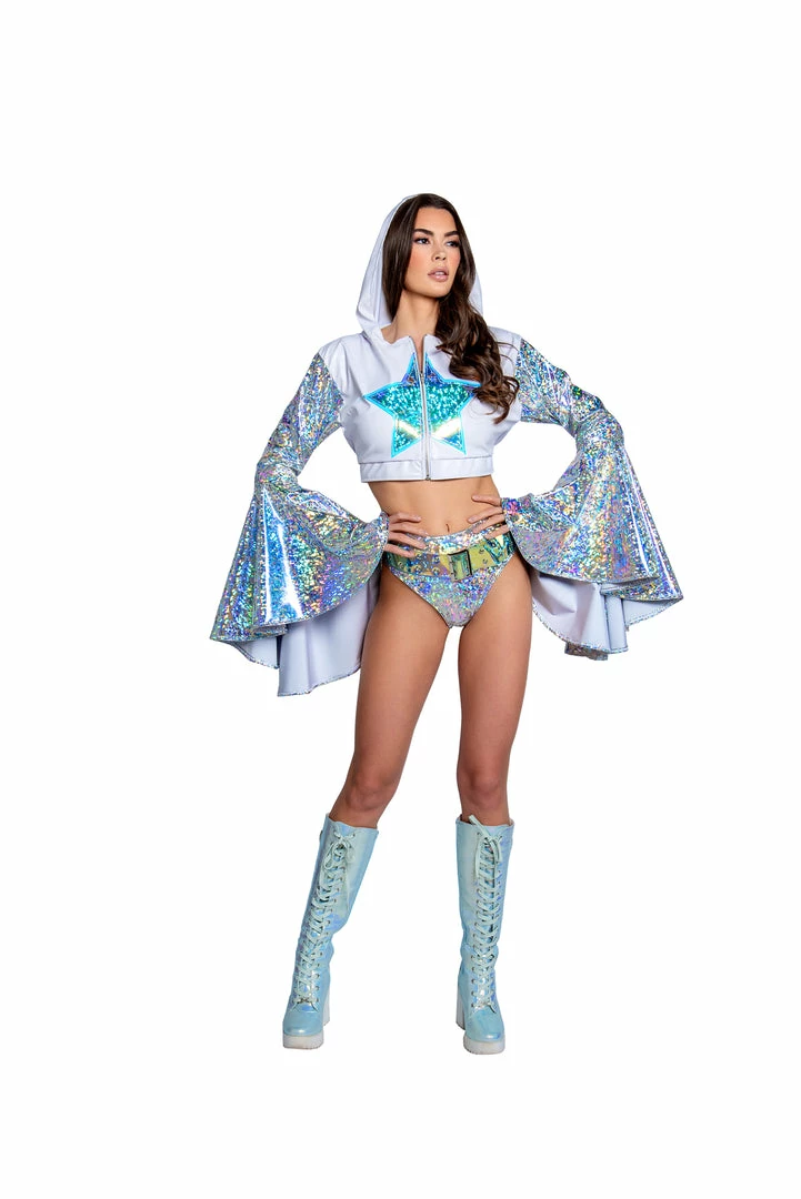 J-Valentine, Inc FR114 - Astro Confetti PVC High-Rise Thong 3 J-Valentine, Inc FR114 - Astro Confetti PVC High-Rise Thong