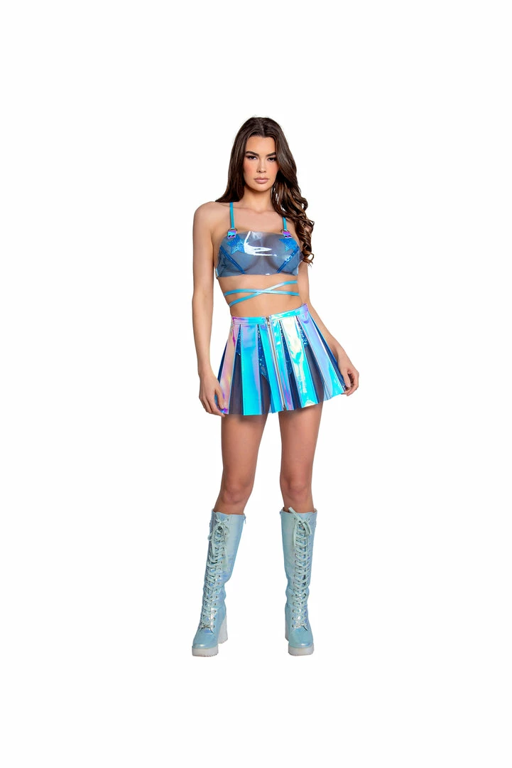 J-Valentine, Inc Skirts FR120 - Vinyl Pleated Skirt 9 J-Valentine, Inc Skirts FR120 - Vinyl Pleated Skirt