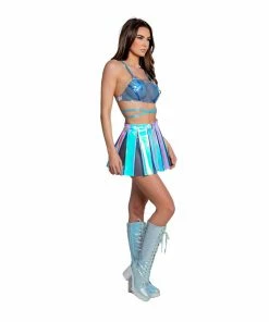 J-Valentine, Inc Skirts FR120 - Vinyl Pleated Skirt 21 J-Valentine, Inc Skirts FR120 - Vinyl Pleated Skirt