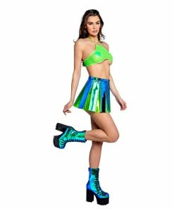 J-Valentine, Inc FR122 - Wavelenght Mesh Chocker Top TOPS