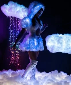 J-Valentine, Inc TOPS FR150 - Light-Up Hooded Shrug